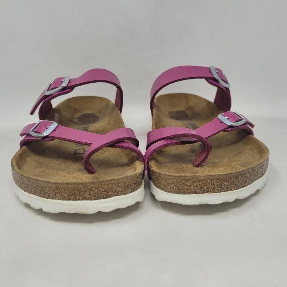 Birkenstock Mayari Sandals EU39 US8.5 Pink Magenta Haze Birko-Flor Slip On - Picture 5 of 10